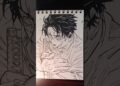 Yuta Okkotsu drawing ✨ #shorts​ #artist​ #yuta​