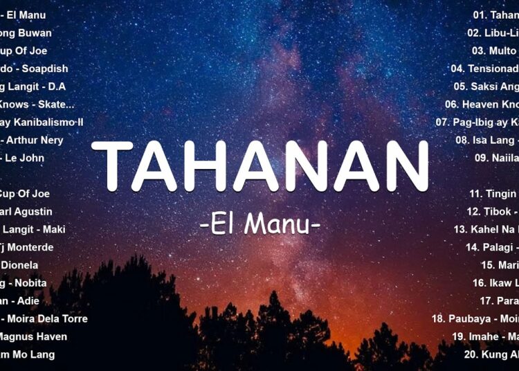 Top OPM Hits Philippines 2026 🎧 Tahanan – El Manu | Best Tagalog Songs on Spotify & Youtube