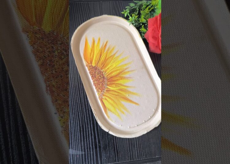 Easy Sunflower Painting 🌻#shorts #drawing #painting #youtubeshorts #sunflower #flowers #artist #art