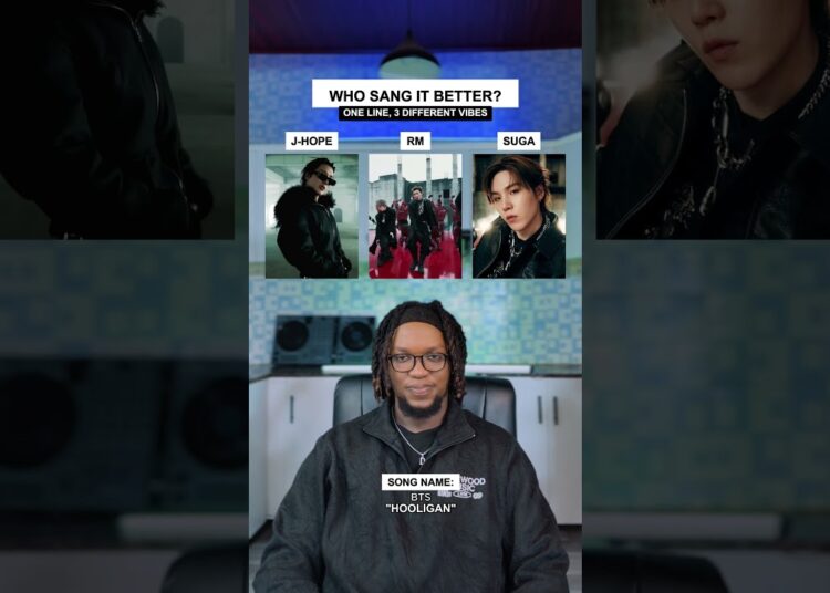 Who Sang It Better? BTS ‘Hooligan’ #shorts #bts #music #BTS #BTS_ARIRANG #2point0