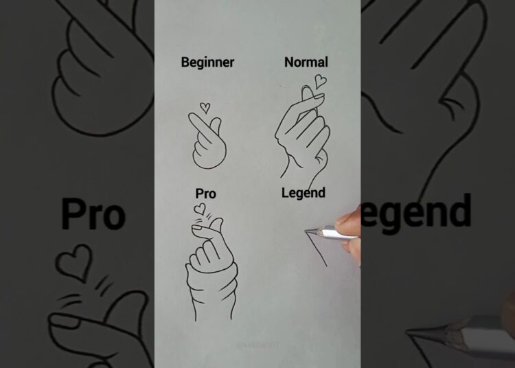 How to Draw Hand ✨🤩 #art #drawing #artist #artwork #shorts