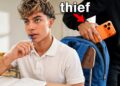 Somebody STOLE MY Phone in Front of me..