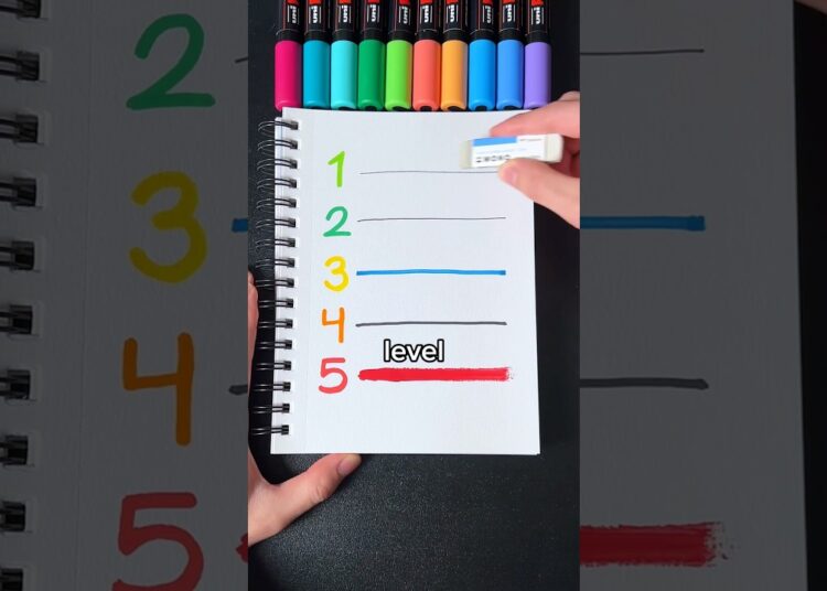 World’s Strongest Eraser VS 5 Levels… (#shorts)