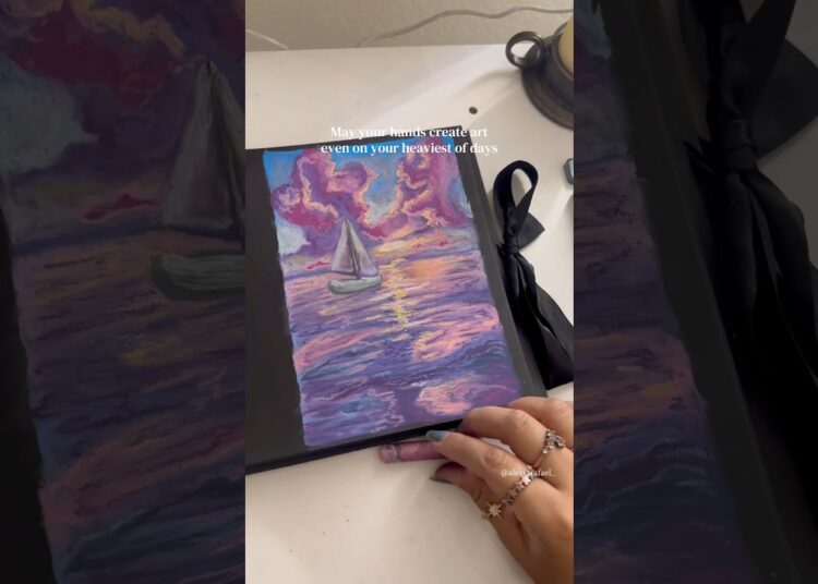May your hands create even on your heaviest of days 🤍 #artist #sketchbook #fyp #oilpastels