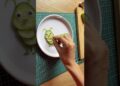 TRYING 🥒 cucumber 🤩 #Sabia.the.artist #cucumber #shorts