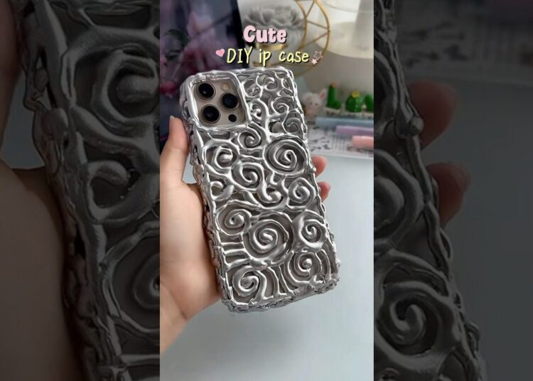 DIY ip case 📱✨ #shorts #art #diy #craft #youtubeshorts