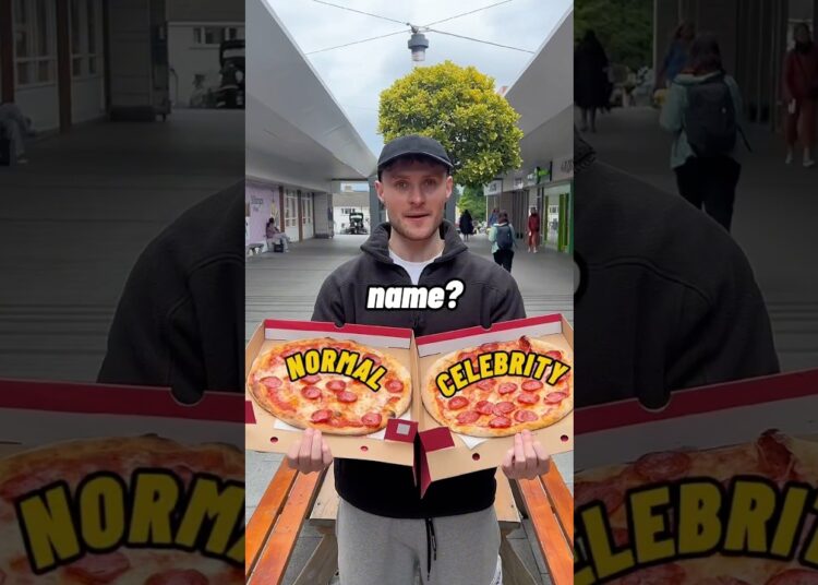 Do You Get More Food Using A Celebrity’s Name? 🍕