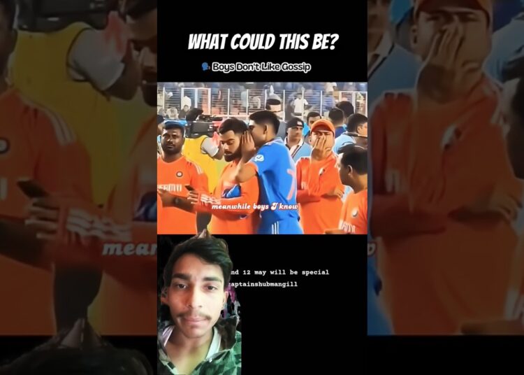 Boys don’t gossip? Watch Shubman Gill & Virat Kohli 😉 #IPL #shubmangill #ViratKohli #abhisheksharma