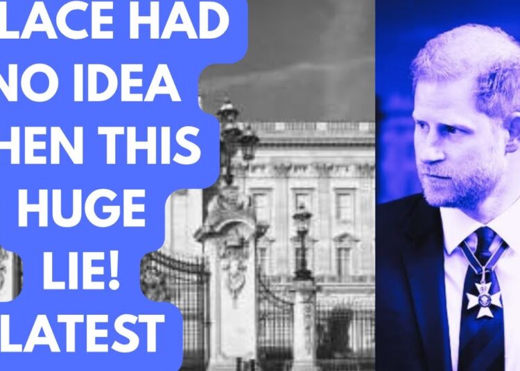 THE PALACE & THIS HUGE LIE #royal #meghan #princeharry