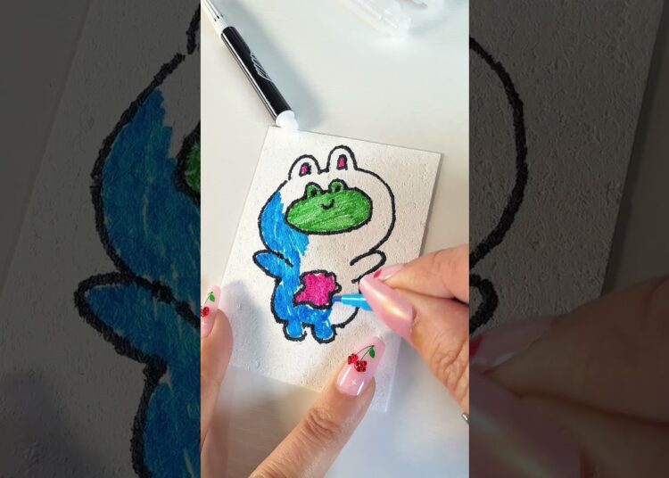 Puff Art Kit Kawaii Kreations #asmr #art #fivebelow