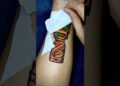 Bandage 🩹 Mummy 😱 Tattoo on Hand by floating pen art sticker #shorts #tattoo #art