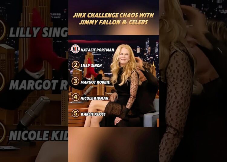 Jinx Challenge Chaos With Jimmy Fallon & Celebs #celebrity #trending #youtube #funny