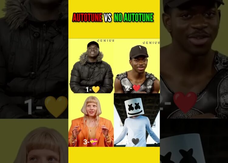 AUTOTUNE VS NO AUTOTUNE #shorts #music #viral