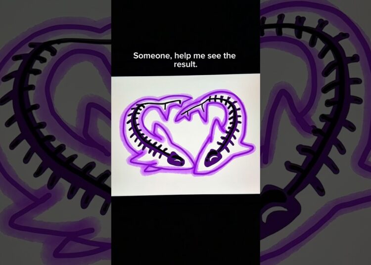 HE SAID TURN ON NEON MODE… THEN LEFT 😭#ArtWorkout #multiplayergames #artist #artchallenge