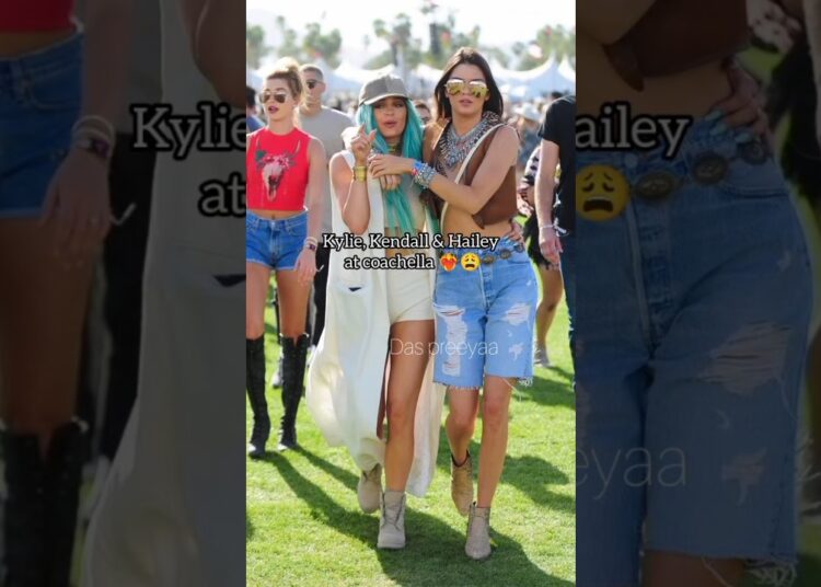 #kyliejenner #kendalljenner #hailey #coachella #outfit #celebrity