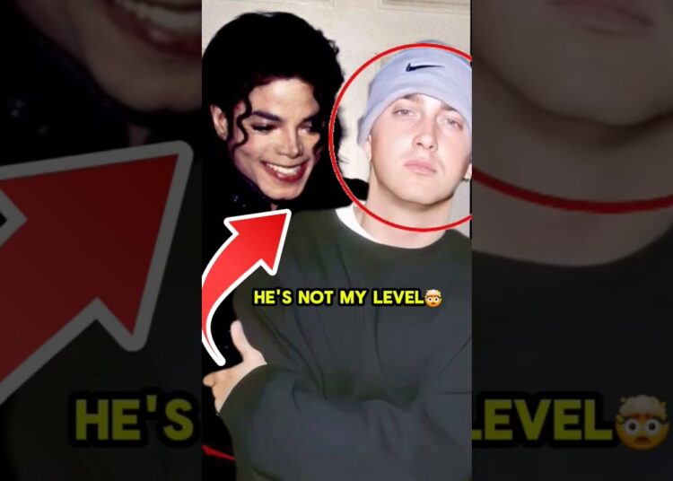 When Eminem Took Shots at Michael Jackson 😳🔥 #celebrity #shorts