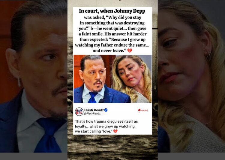 Why Johnny Depp Stayed… The Answer Hit Hard 💔 #hollywood #celebrity #story #shorts
