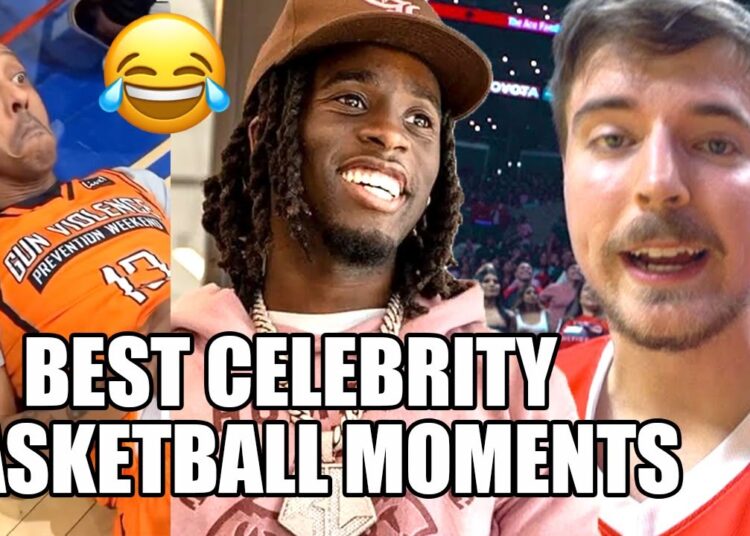 BEST CELEBRITY BASKETBALL MOMENTS! Drake, Mr. Beast and MORE!