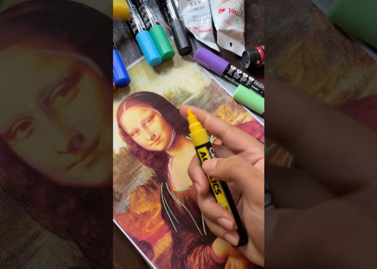 Isko Indian bana diya 🫨#thebhimsenart #art #monalisa #pendrawing #artist #painting #artwork #sketch