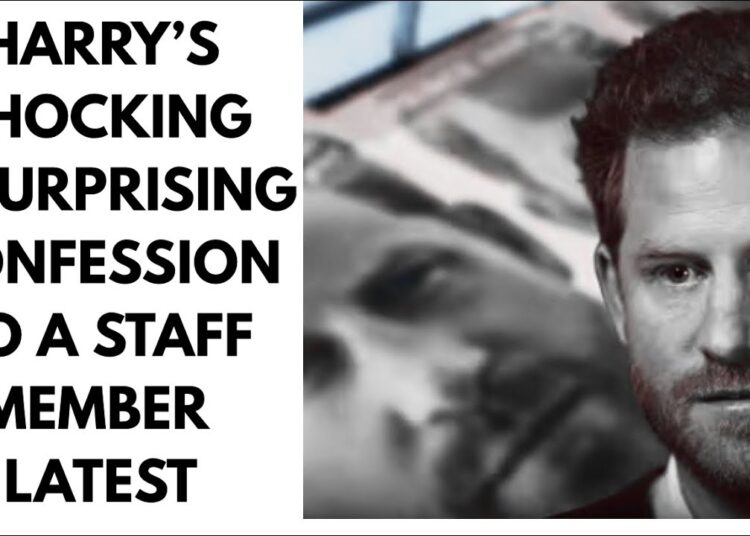 HARRY SURPRISE CONFESSION TO HIS STAFF #royal #meghan #princeharry
