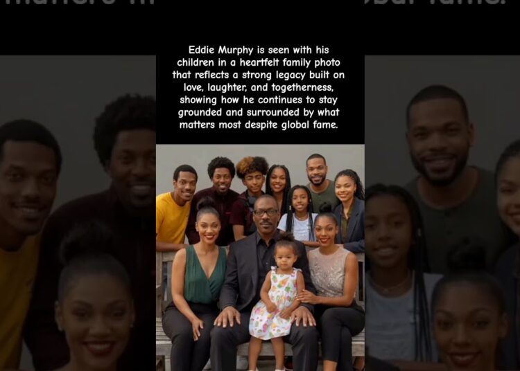 Eddie Murphy Surrounded by His Kids in Rare Photo 👀💥 #celebrity