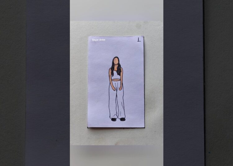 Chingon 2 trend on paper dance artist virsion #shorts #flipbook #artist