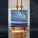 Into the Storm | 36×36” | Oil on Canvas #oilpainting #art #paintingprocess #seascape #artist