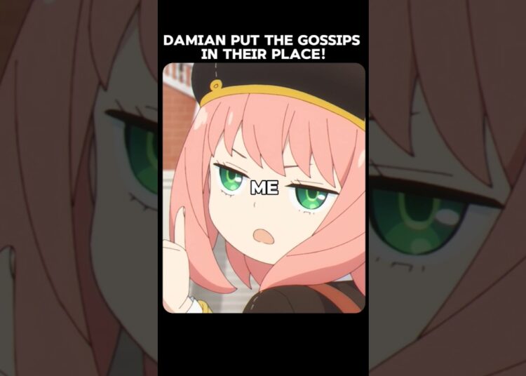 DEMIAN PUT THE GOSSIPS IN THEIR PLACE #anime