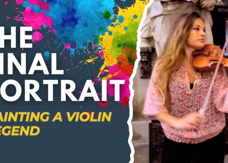 Callum Paints Violinist Nicola Benedetti Portrait | Portrait Artist of the Year UK
