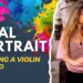 Callum Paints Violinist Nicola Benedetti Portrait | Portrait Artist of the Year UK