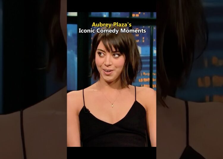 Aubrey Plaza’s Iconic Comedy Moments.#usa #aubrey #celebrity #youtube #fyp #interesting #laugh