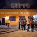 Photo of the outside of a local venue with orange walls and a sign that reads Gramps.