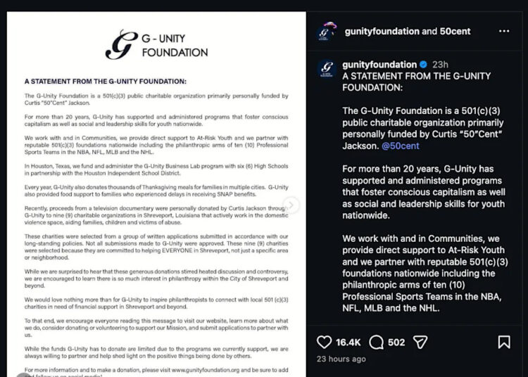 gunityfoundation/Instagram
