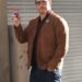 Image may contain Chris Pratt Blazer Clothing Coat Jacket Face Head Person Photography Portrait Pants and Adult