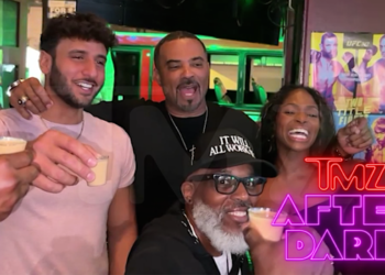 'Age of Attraction' Cast Hosts 'TMZ After Dark' Tour, Runs Into Victoria Justice