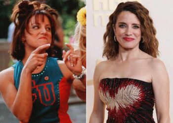 Alanna Ubach in 'Legally Blonde;' Alanna Ubach in 2026Credit: Rodin Eckenroth/FilmMagic;Tracy Bennett/Mgm/Kobal/Shutterstock