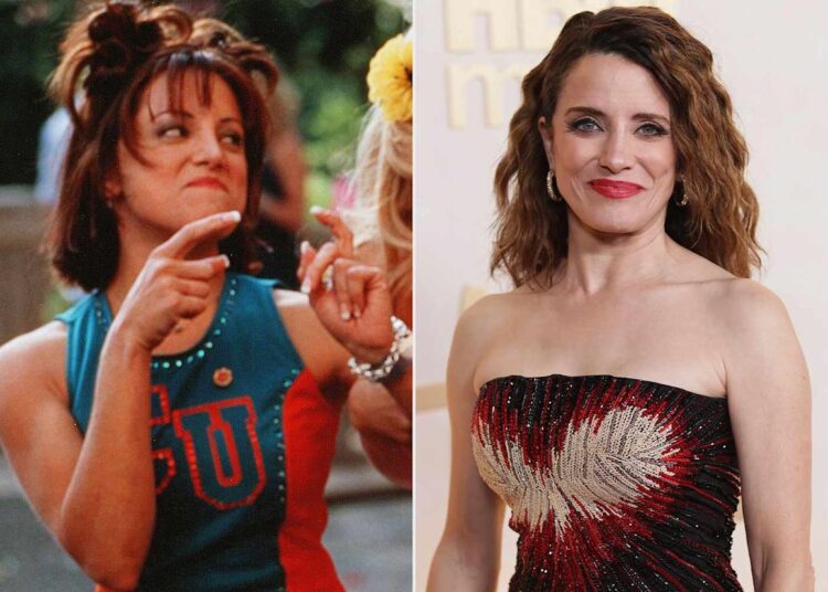 Alanna Ubach in 'Legally Blonde;' Alanna Ubach in 2026Credit: Rodin Eckenroth/FilmMagic;Tracy Bennett/Mgm/Kobal/Shutterstock