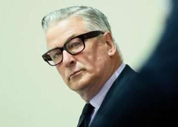 Alec Baldwin at his 2024 involuntary manslaughter trial in Santa FeCredit: Ramsay de Give-Pool/Gett