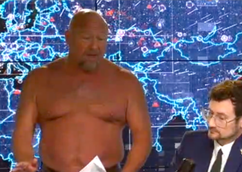 Alex Jones Goes Shirtless After He Learns The Onion Is Acquiring Infowars