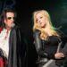 Alice Cooper and Anna Cara onstage