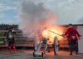 Fort William Henry cannon demonstration