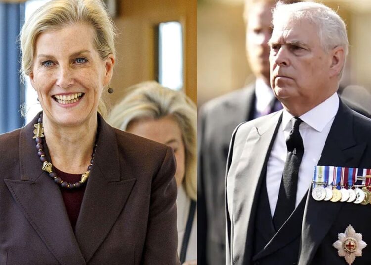 Andrew divides royal family, gains Duchess Sophie's support