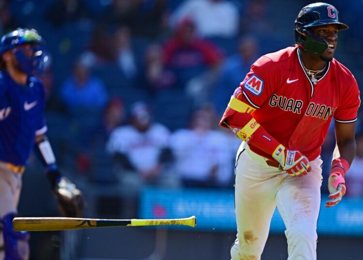 Angel Martinez hits a grand slam, Guardians rout Royals 10-2