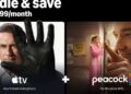 Apple TV and Peacock Premium Plus streaming bundle now available on Prime Video in the US for $19.99 per month
