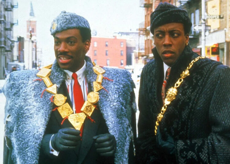 Eddie Murphy and Arsenio Hall in 'Coming to America'Credit: Moviestore/Shutterstock
