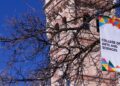 A banner on USU