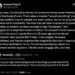 A tweet by Aubrey O'Day discussing cancel culture, ethics, and personal experiences in the music industry, with a reply questioning her stance.