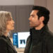 "Episode #249" -- Coverage of the CBS Original Series BEYOND THE GATES, scheduled to air on the CBS Television Network. Pictured: Cecilia Sprecht as Lia and Jordi Vilasuso as Grayson. Photo: Chris Reel/CBS ©2025 CBS Broadcasting, Inc. All Rights Reserved.