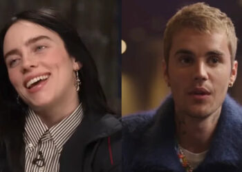 Billie Eilish on CBS Sunday Mornings and Justin Bievber talking about making "Our World" .