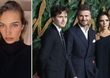 Brooklyn Beckham's ex-girlfriend Hana Cross admitted spending time with his famous family 'caused me a lot of anxiety.'@hancross/instagram;mega